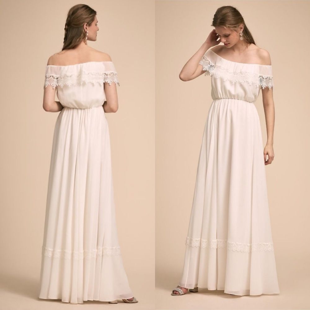 BHLDN x Wtoo by Watters Tati Dress Ivory